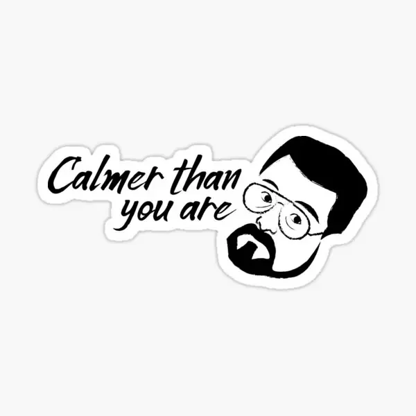 Lebowski Calmer Than You Are 5 шт. наклейки для 5 шт. наклейки домашний бампер художественный декор фон для багажа ноутбук мультфильм Living Ro (art.: 3920d33f6adbb) - 3920d33f6adbb