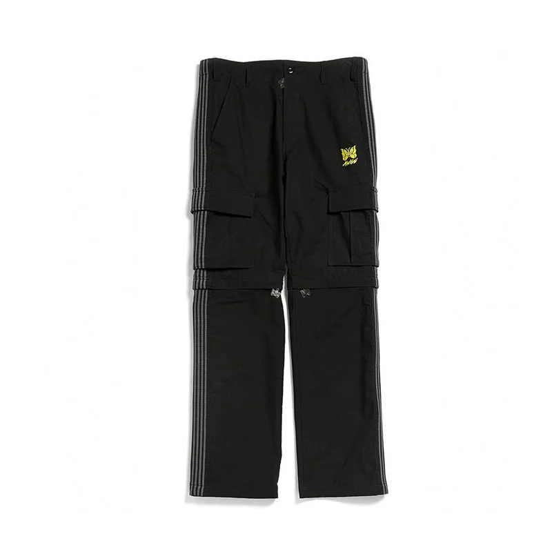 

Luxury Brand high quality AWGE Men Women Embroidery Butterfly Needles Pants Rainbow Stripe Cargo Sweatpants