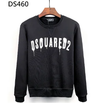 

Men's Hoodie Men's Italian Dsquared2 Fall Fashion Casual High Quality Cotton Pullover D2 Embroidered Badge Hip Hop Sweatshirt