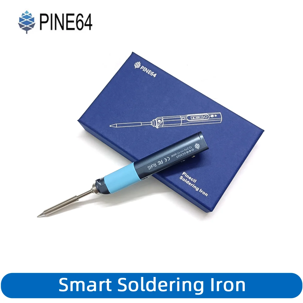 Портативный цифровой паяльник Pine64 Pinecil V1 с регулируемым контролем температуры