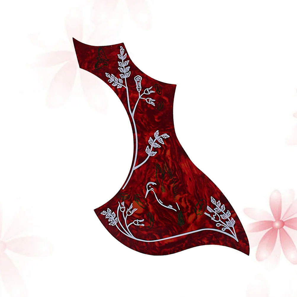 

Bass Guitar Picks Plastic Pickguard Wing Shaped Electric 24.1*13.5cm Self-adhesive