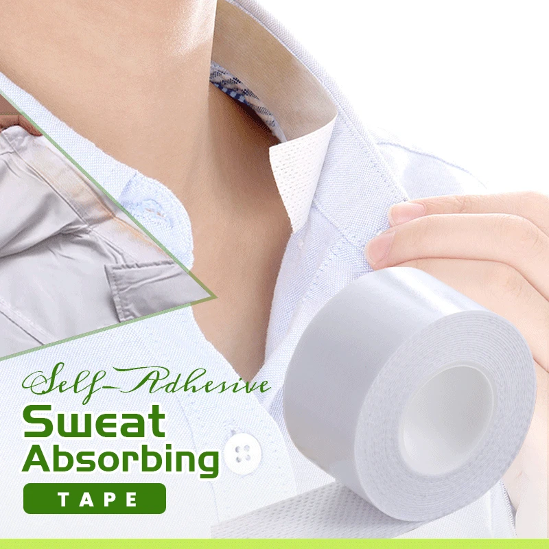 

Rolled Sweat-absorbent Tape 3M/5M\8M Hat Shirt Collar Protector Anti-dirty Grime Fixing Sticker Self-Adhesive Disposable Tape