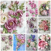 miaodu 5d diamond painting flowers full round drill new arrival mosaic embroidery art picture of rhinestones home decor