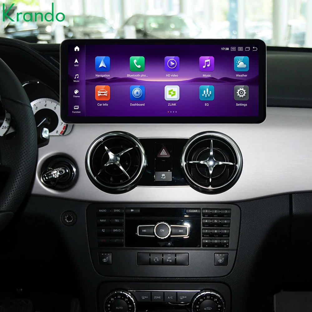 Интерфейсный блок Krando 14.6” Android Auto CarPlay для Mercedes-Benz GLK X204 2008-2014, система обновления декодера (art.: 3920d95cf33b2) - 3920d95cf33b2