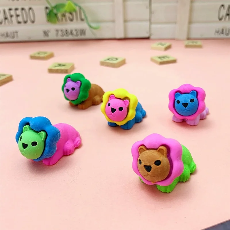 Ластик в виде животного милые детские канцелярские товары искусственная панда