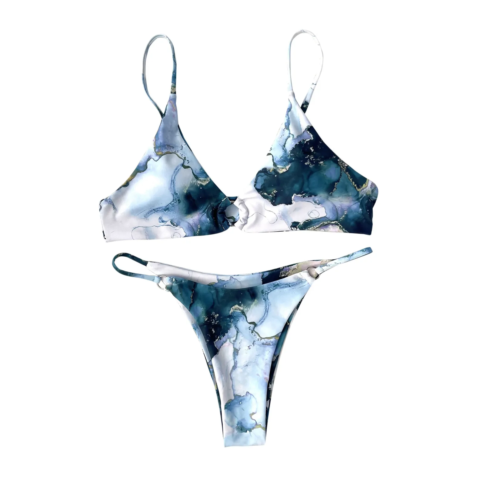 

Купальник-бикини, бандажный пляжный костюм, цветной купальный костюм, закрывающие длинные шорты для женщин, 3xl, закрытые купальные костюмы д...