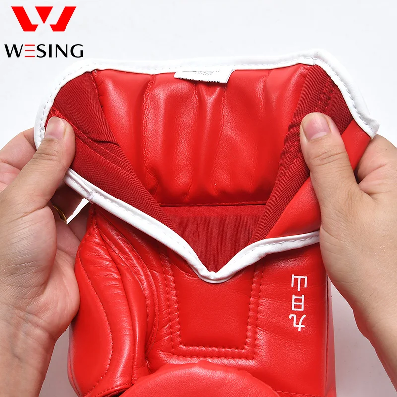 Wesing кожаная перчатка боксерские перчатки для ММА Муай Тай киккинг