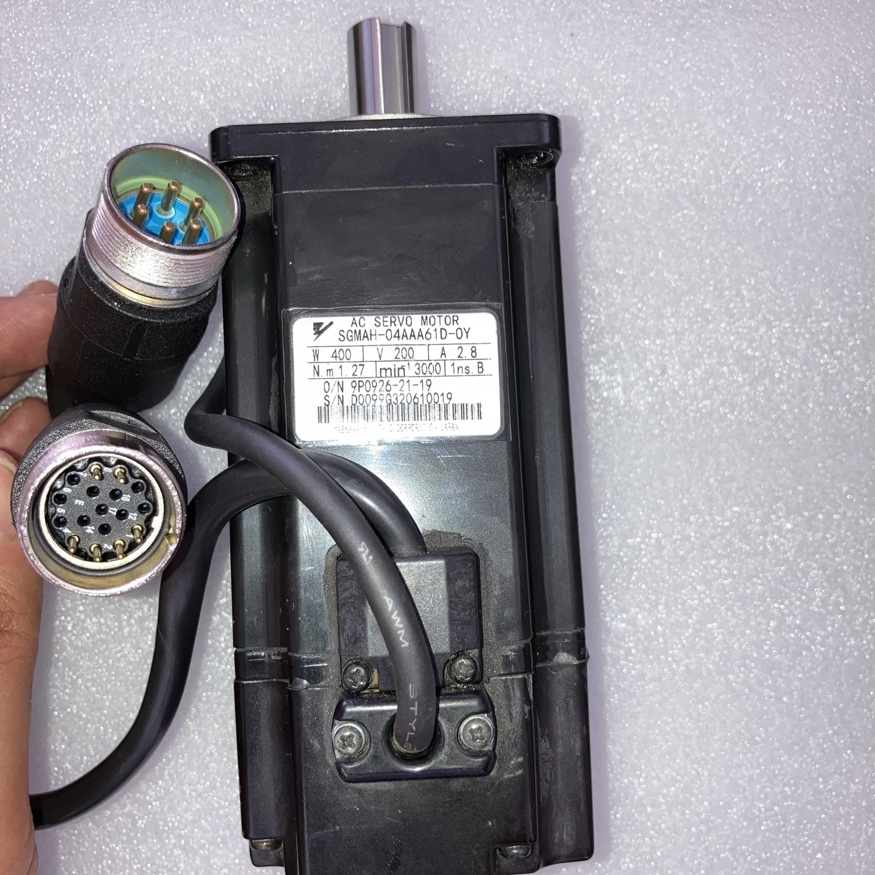 

Бывший в употреблении проверенный рабочий Стандартный серводвигатель переменного тока