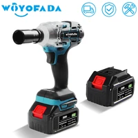 electric impact wrench 18v brushless cordless electric screwdriver torque wrench socket installation power tools with battery
