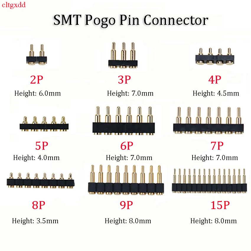

Cltgxdd SMT Pogo pin разъем для зарядки 2.54