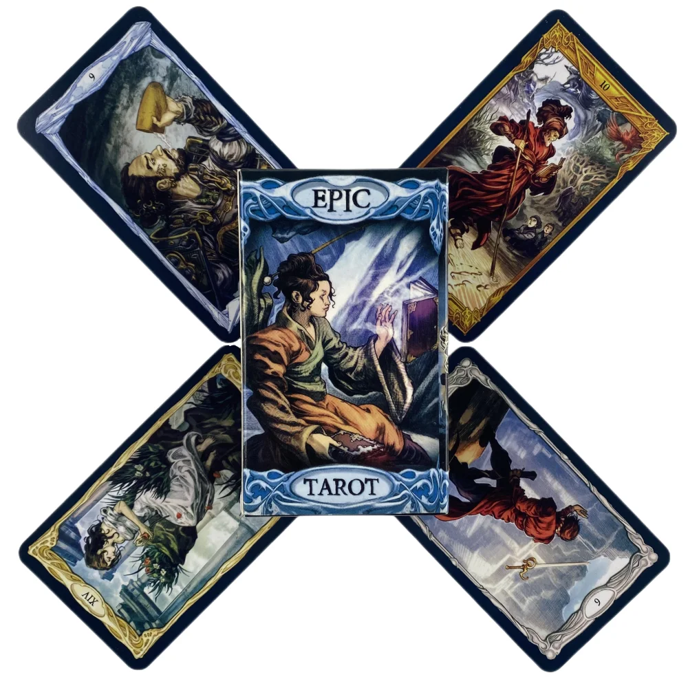 Карты Таро Epic 78 колодов издание гадания с изображением оракла англоязычное