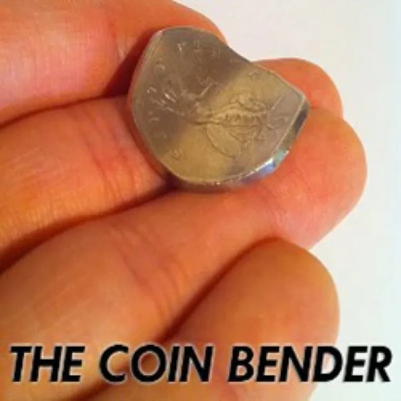 Устройство для гибки монет Coin Bender - Фокус с гибкой монетой, имитирующей подписанный штамп, для ментализма, уличных и крупноплановых иллюзий, профессиональный фокус для магов (art.: 3920db7befb86) - 3920db7befb86