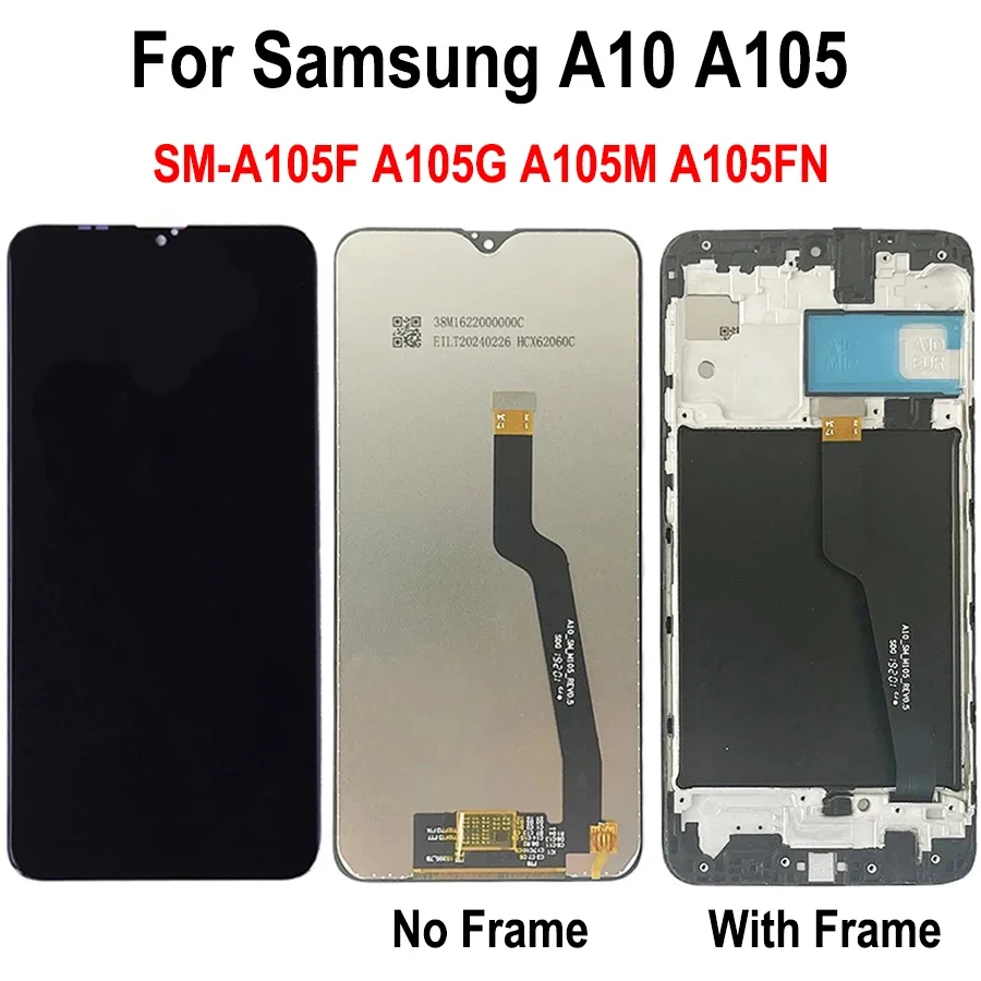 ЖК-дисплей для Samsung Galaxy A10 с сенсорным экраном в сборе A105 A105F SM-A105F M10 заменой рамки