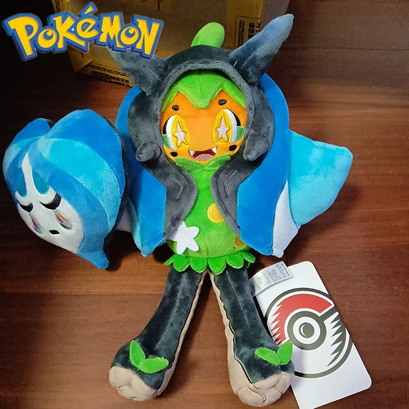 Оригинальная плюшевая игрушка Pokemon Ogerpon аниме мягкие плюшевые игрушки