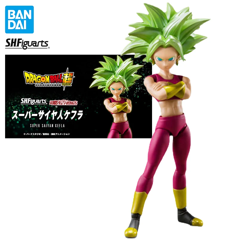 Оригинальная фигурка героев мультфильма Драконий жемчуг Bandai Super Saiyan Kefla SHF Series