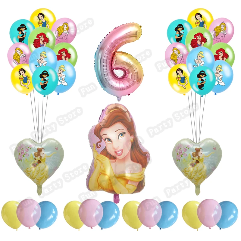 Воздушный шар Красавица и чудовище тематический воздушный принцессы Белль для