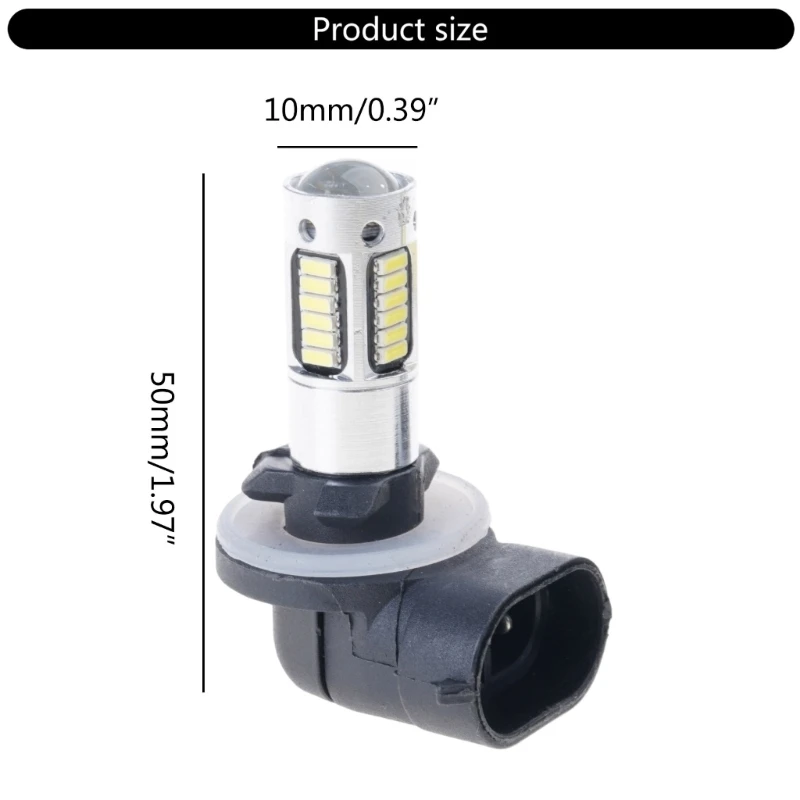 XA6H DRL лампы 6500K белые 30SMD 4014 881 880 H27 светодиодные сменные лампы для автомобильных противотуманных фар (art.: 3920dc94b6034) - 3920dc94b6034
