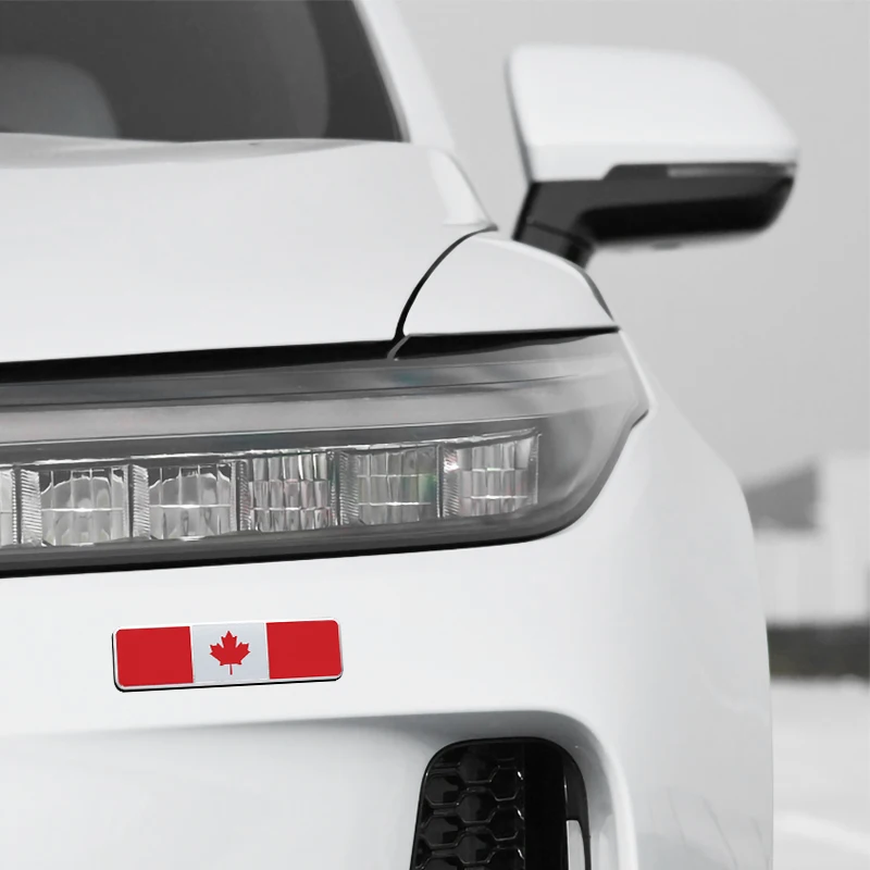 1 шт. 3D металлический алюминиевый автомобильный Стайлинг логотип Канады наклейки