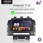 PX6 DSP 2 din Android 11,0 8 ядер 8 ГБ + 68 ГБ Автомобильный dvd-плеер GPS Авторадио Bluetooth для Buick Excelle GT XT Opel Astra J 2010- 2013