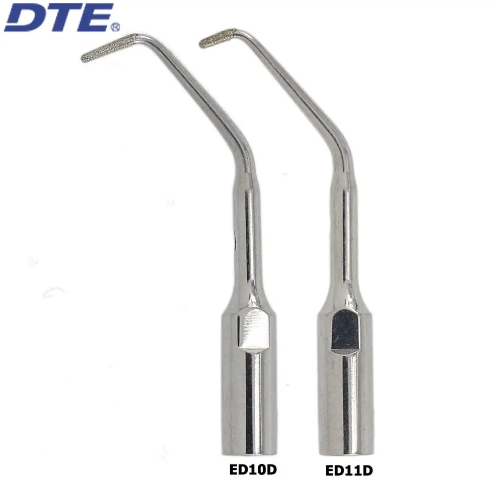 Woodpecker DTE Ultrasonic Scaler Tip Endo ED10D ED11D SATELEC Diamond Coated