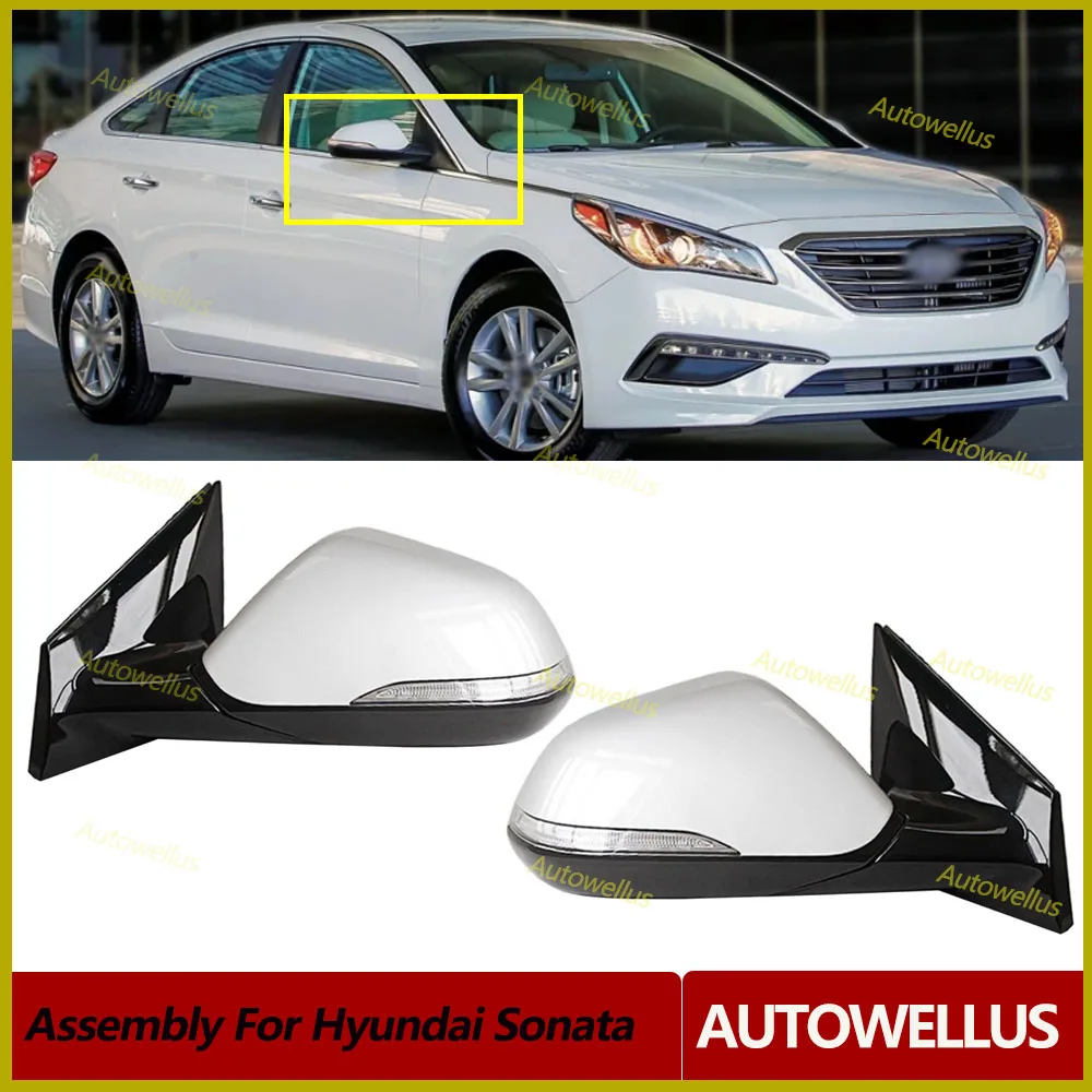 

Зеркало заднего вида автомобильное, складное, с электроподогревом, для Hyundai Sonata 2015 2016 2017