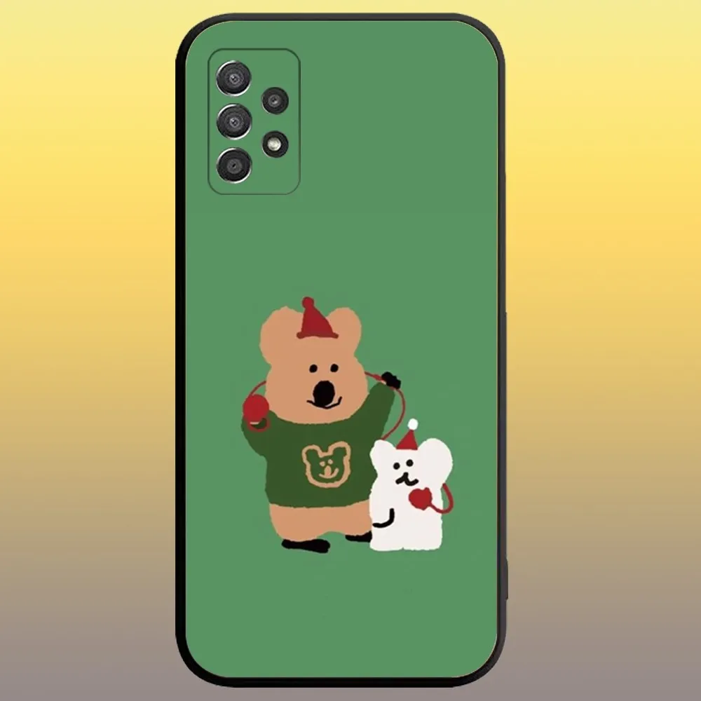 Модный корейский чехол для телефона Koala Dinotaeng SamsungA 91 80 73 72 71 70 53 52 51 42 41 40 32 31 22 21 20 13 S