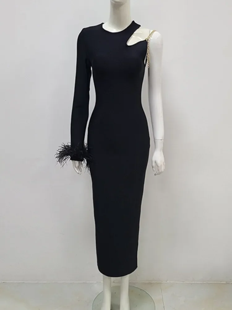 Женское облегающее платье средней длины элегантное розового и черного цветов с