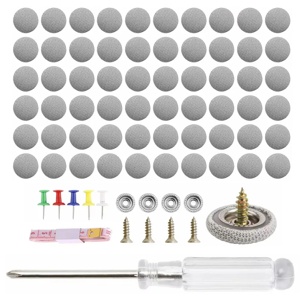 60 шт. крепеж на крышу автомобиля ткань ремонтная пряжка фиксированная для салона