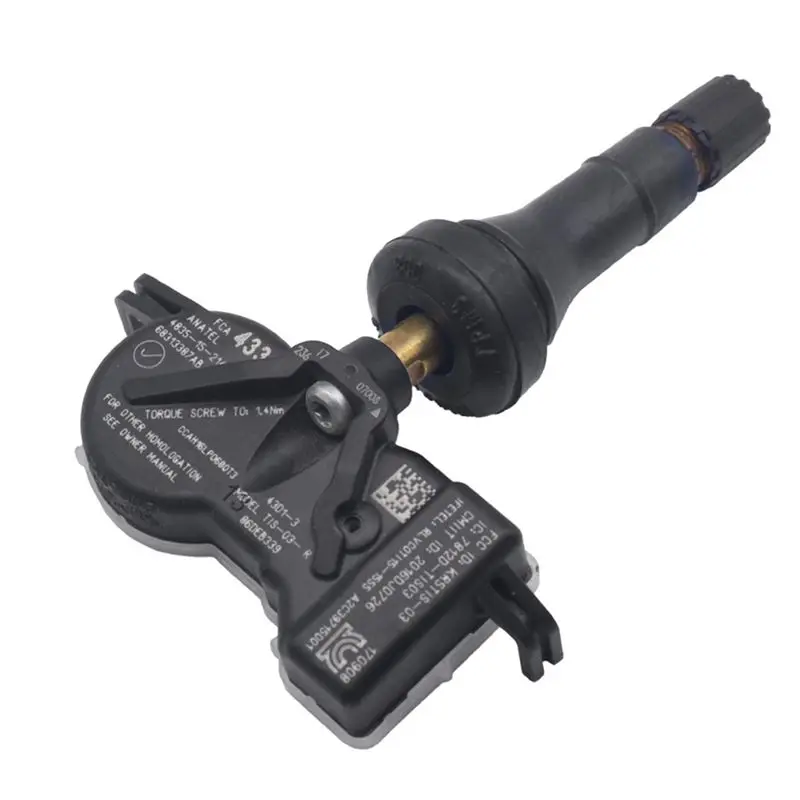 Фото Датчик давления в шинах TPMS 433 МГц для Jeep Compass 2018-2024, датчик давления воздуха в шинах Jeep 68313387AB 68313387AA №2