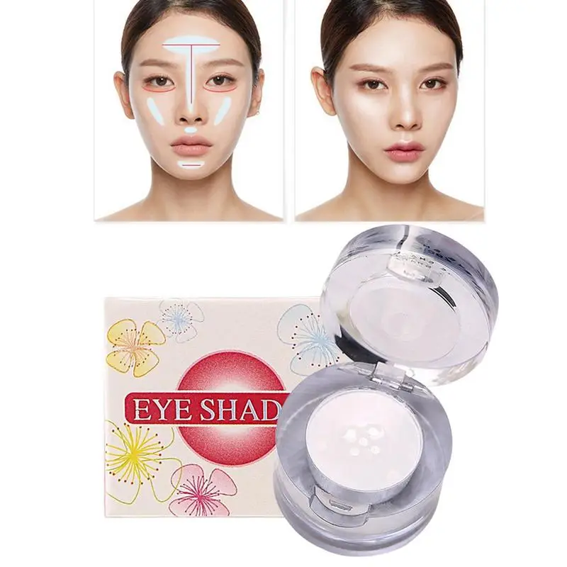 

Single Color Face Highlight Powder Highlighter Pearlescent Eyeshadow Shimmering Glitter Powder Waterproof Glitter Makeup Tools