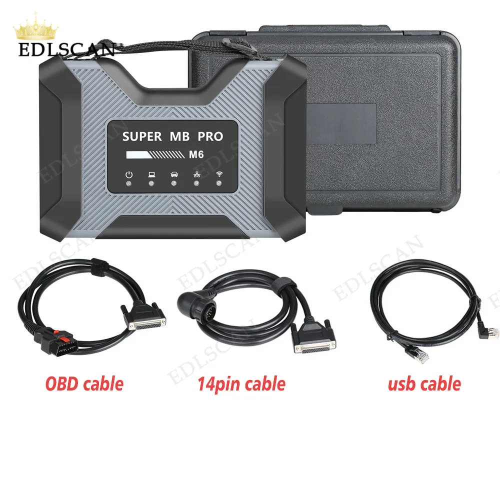 2022 06 для SUPER MB PRO M6 беспроводной диагностический инструмент с мультиплексором