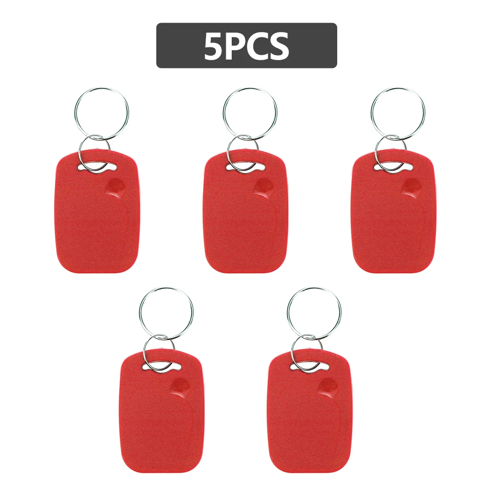 

5 шт./лот двойной чип 125 кГц + 13,56 МГц композитные метки для ключей брелок клон копировать жетон брелок