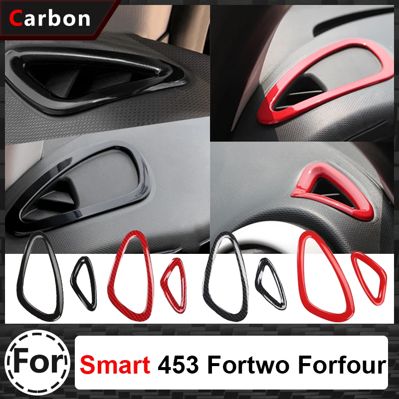 

Для Smart 453 Fortwo Forfour приборная панель маленький воздушный выход декоративная наклейка интерьерная наклейка модифицированные аксессуары