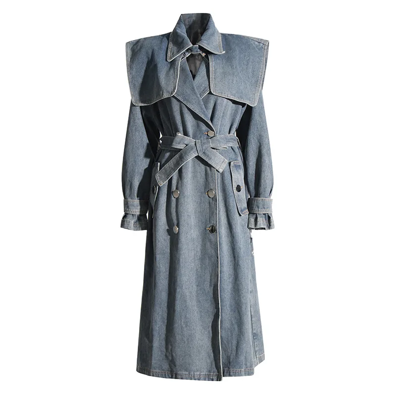 Рисунок 5 - Женский Длинный джинсовый Тренч