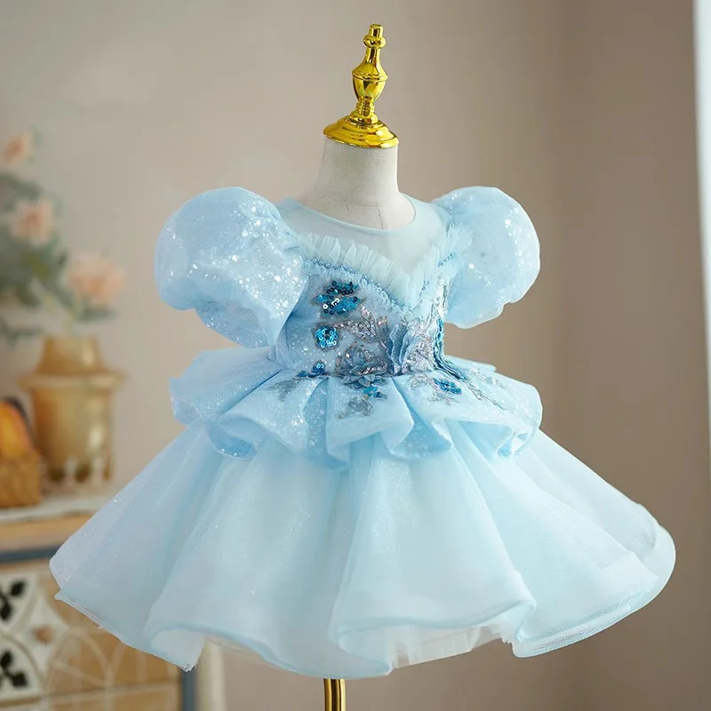 2024 Детские вечерние платья для девочек женское платье на день рождения роскошное