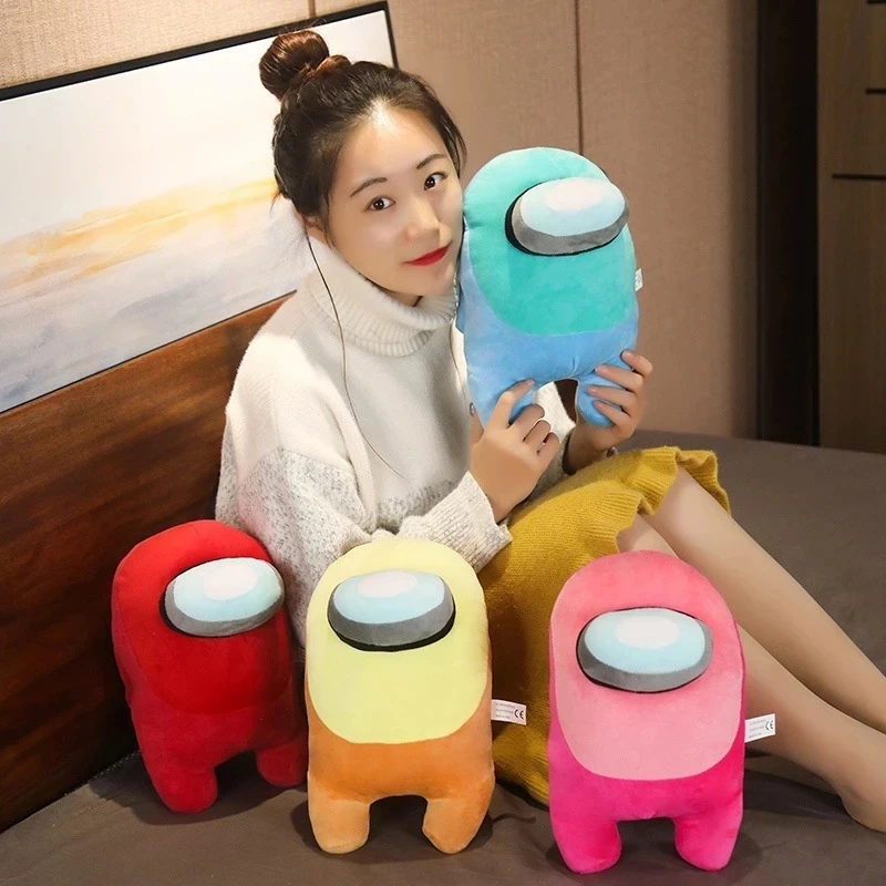 

1pc 20/30CM Soft Plush Among Us Stuffed Plush Toys Hot Game Figure Plush Toy Stuffed Doll Cute Plushie Kid Boys Christmas Gift