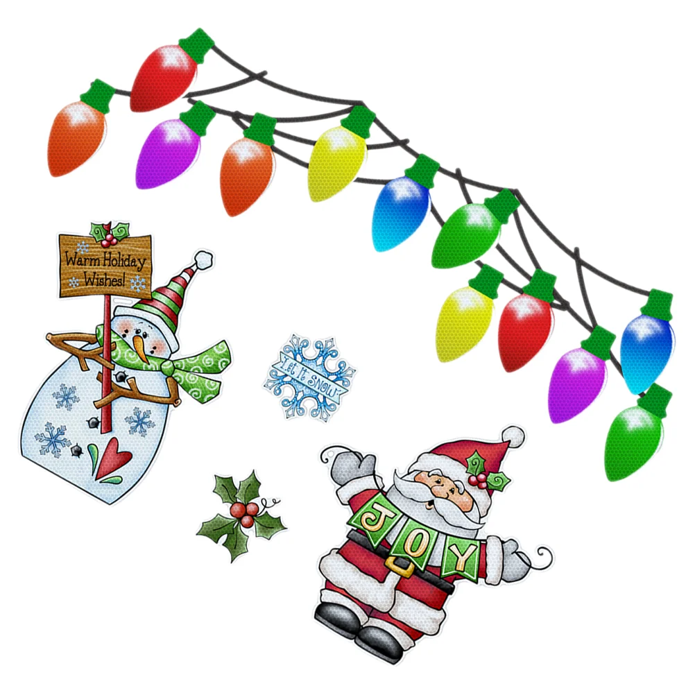 

Christmas Car Accessories Xmas Refrigerator Magnets Sticker Ornaments Party Supplies The Pet