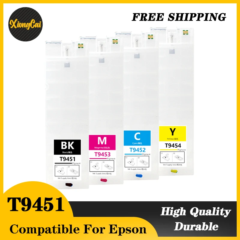 

Refill Cartridge For Epson WF-C5790 WF-C5710 WF-C5290 WF-C5210 Inkjet Printer T9451 -T9454 With Permanent Chip Use For Europe