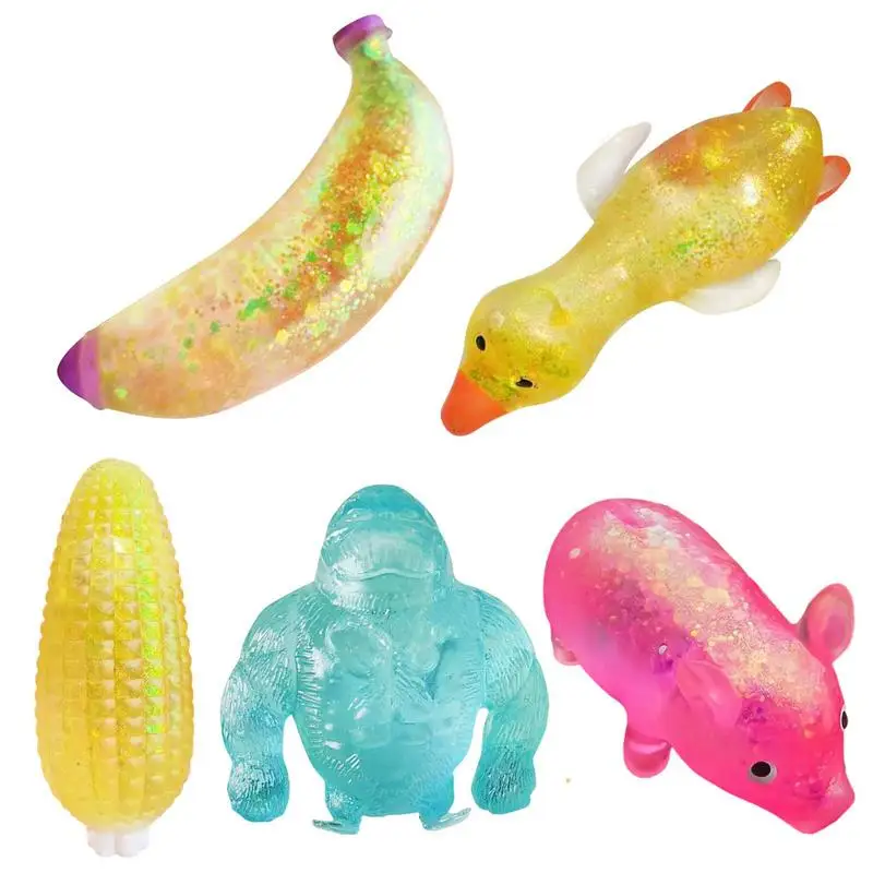 

New Style Colorful Squeeze Toys for Children Adults Funny Mochi Relief Anti-stress Ball Home DecorOffice De-stress Supplies