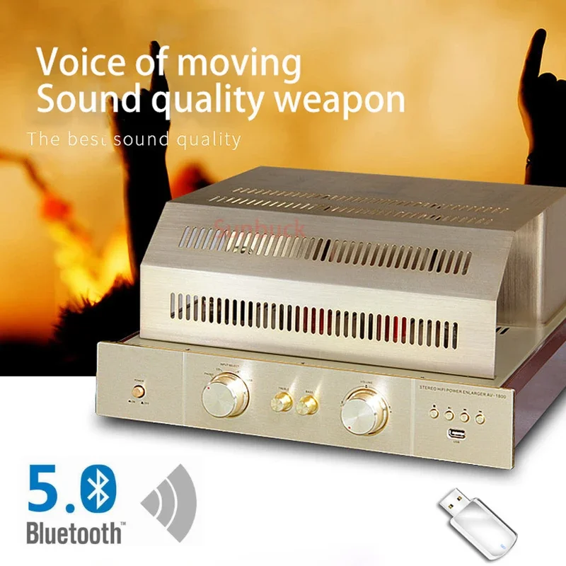 Sunbuck 200 + Вт 2 0 мощный Bluetooth USB декодирование без потерь Hi-Fi 6U1 6F2 5Z2P ламповый цифровой