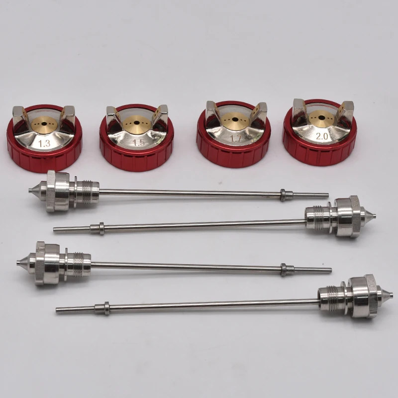 Новый пистолет-распылитель R500 LVLP 1 3/1 5/1 7/2 0 мм набор игл и крышек сопла распылитель