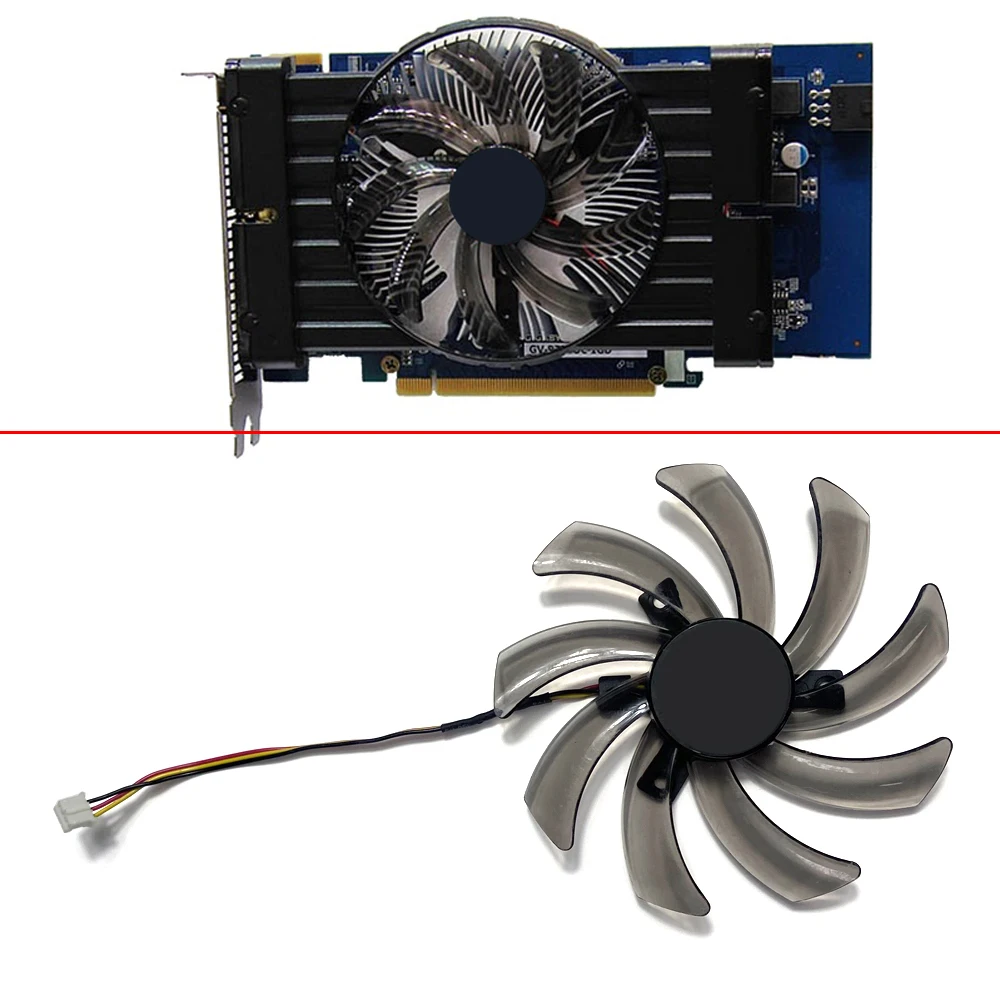 Фото Вентилятор охлаждения 3PIN PLD10010S12H T129215SM для Gigabyte HD 7770 Radon GT 640 GTX 550 650 660 650Ti 750 ATI Radeon R9 200 №1