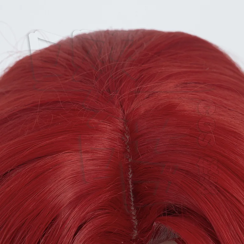 Game Identity V Naiad Grace Косплей Парик 70 СМ Темно-красные термостойкие синтетические