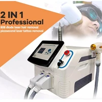 professional 2in1 laser device 808nm diode laser hair removal picosecond 1064nm 755nm laser tattoo removal