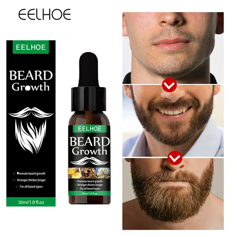 

Ginger Beard Growth Essential Oil Facial Hair Thicker Faster Anti-hair Loss Products Follicles Nourish Enhancer Men Beard Care