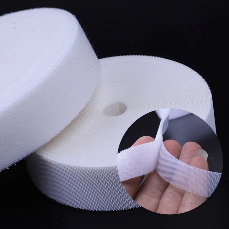 

50yards 20/25/50mm Soft Magic Tape Hooks and Loops Fastener Tape Safe Baby DIY Supplies Hook Loop Tape for Sewing-on Accessories