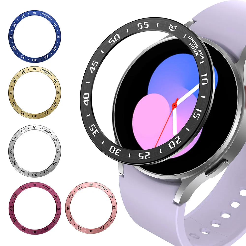 

Bezel Styling Ring For Samsung Galaxy Watch 5 44mm 40mm Stainless Steel Frame Ring Anti-Scratch Case Cover