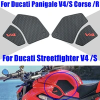 side fuel tank sticker tank grip pads knee traction for ducati panigale v4 v4s streetfighter v4 s r 2018 2019 2020 2021 parts