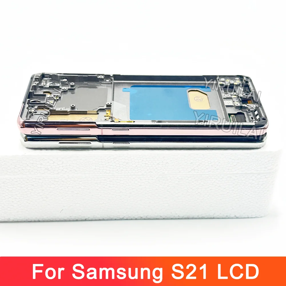 6 12 ''TFT для Samsung Galaxy S21 5G ЖК-дисплей цифровой сенсорный экран с рамкой G991B G991B/DS