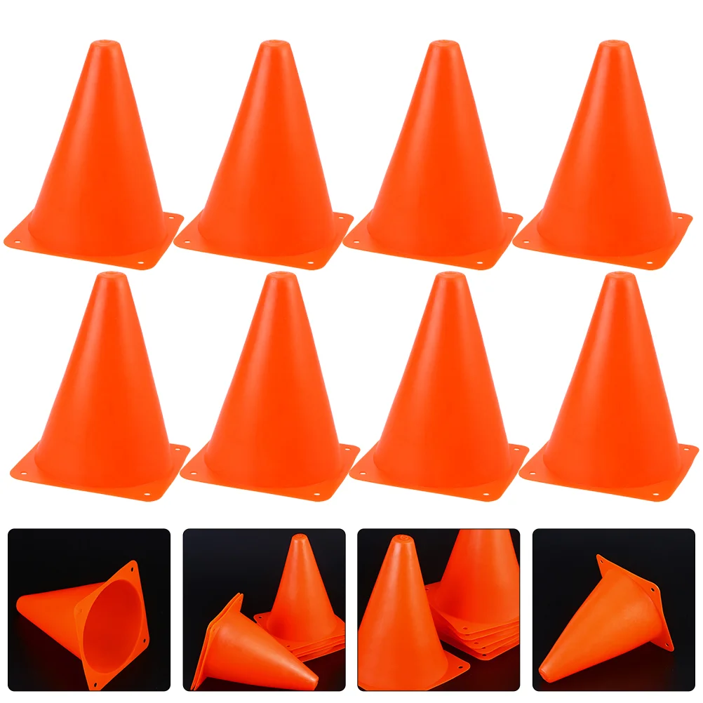 

10 Pcs Training Marker Sports Cone Cones Soccer Practice Football Balls Small Playground Multi-use Athletic Drills Cell